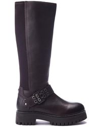 Moda In Pelle - Remy Dark Leather - Lyst