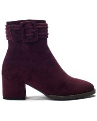Moda In Pelle - Pacina Burgundy Alcantara - Lyst