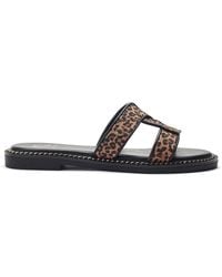 Moda In Pelle - Lupin Leopard Porvair - Lyst
