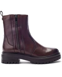 Moda In Pelle - Olottie Dark Leather - Lyst