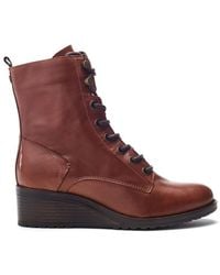 Moda In Pelle - Bezzy Lace Up Leather - Lyst