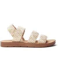 Moda In Pelle - Kyomi Cream Textile - Lyst
