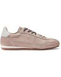 Moda In Pelle - Ares Taupe Suede - Lyst
