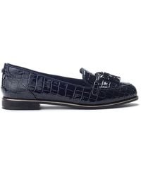 Moda In Pelle - Erinn Patent Mocc Croc - Lyst