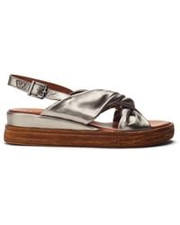 Moda In Pelle - Kalmia Pewter Leather - Lyst