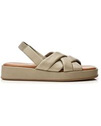 Shoon - Sh Selmer Khaki Leather - Lyst