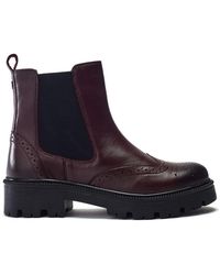 Moda In Pelle - Ordenia Burgundy Leather - Lyst