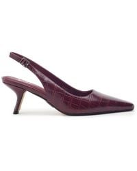 Moda In Pelle - Gasella Burgundy Patent Mocc Croc - Lyst