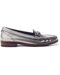 Moda In Pelle - Emella Pewter Leather - Lyst