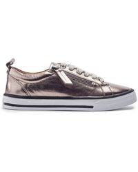 Moda In Pelle - Alexie Light Pewter Leather - Lyst