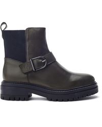 Moda In Pelle - Othelia Khaki Leather - Lyst