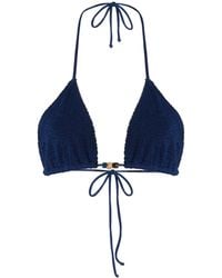 Bondeye - Ingrid Beaded Triangle Bikini Top - Lyst