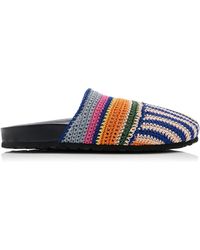 STAUD - Dia Knit Slides - Lyst