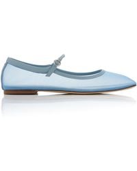 Aeyde - Uma Mesh Mary Jane Flats - Lyst