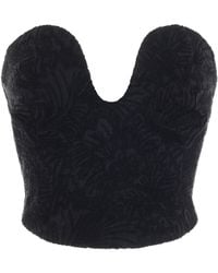 Mara Hoffman - Liya Organic Cotton Jacquard Bustier Top - Lyst