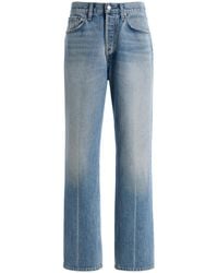 Agolde - Lana Rigid Mid-Rise Straight-Leg Jeans - Lyst
