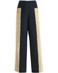 SIR. - Sona Silk Straight-Leg Pants - Lyst