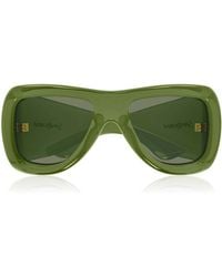 Saint Laurent - Howl Square-Framed Acetate Sunglasses - Lyst
