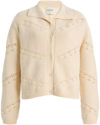 Posse - Dylan Crocheted Cardigan - Lyst