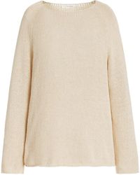The Row - Fausto Knit Silk Sweater - Lyst