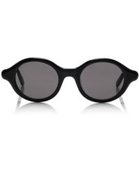 Loewe - Epsilon Slim Round-frame Acetate Sunglasses - Lyst