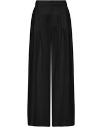 St. Agni - Tailored Linen Wide-leg Pants - Lyst