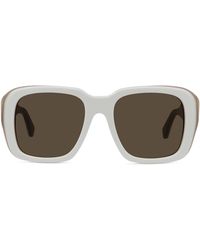 Loewe - Signature Square-frame Acetate Sunglasses - Lyst