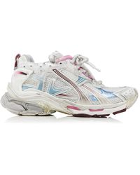Balenciaga - Runner Gradient Mesh; Rubber Sneakers - Lyst