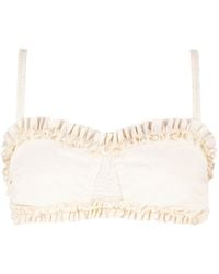 Dries Van Noten - Carly Bis Slub Cotton-Poplin Bra Top - Lyst