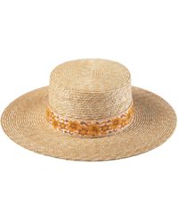 Lack of Color The Spencer Straw Boater Hat - Natural