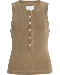 Citizens of Humanity - Caralyn Ribbed Jersey Tank Top - Lyst