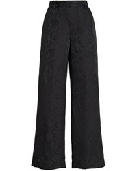 FRAME - X Ritz Silk Pajama Pants - Lyst