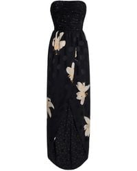 Valentino Garavani - Apres L'Hiver Silk Maxi Dress - Lyst