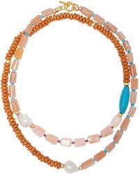 Lizzie Fortunato - Cabana Beaded Necklace - Lyst