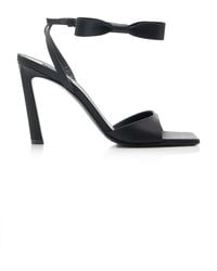Givenchy - Naked Bow Satin Sandals - Lyst