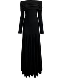 KHAITE - Genesis Draped Maxi Dress - Lyst