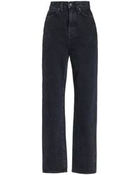 Khaite - Albi Rigid High-rise Straight-leg Jeans - Lyst