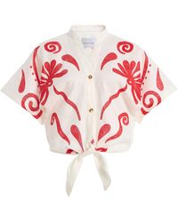 Cala De La Cruz - Leroy Linen Top - Lyst