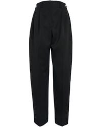 Givenchy - Double-Pleated Low-Waisted Wool Trousers - Lyst