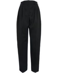 Givenchy - Double-Pleated Low-Waisted Wool Trousers - Lyst