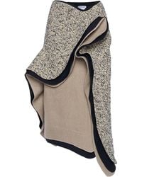 Bottega Veneta - Layered Cotton-blend Midi Skirt - Lyst