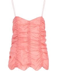 KHAITE - Inara Ruffled Top - Lyst