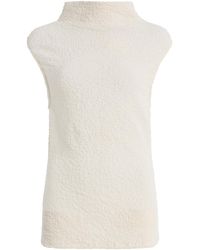 Paris Georgia Basics - Elemental Popcorn Cotton-Blend Top - Lyst