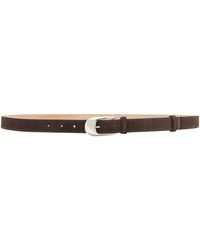 KHAITE - Dome Leather Belt - Lyst