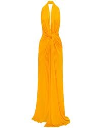 Alex Perry - Halter Twist Gown - Lyst