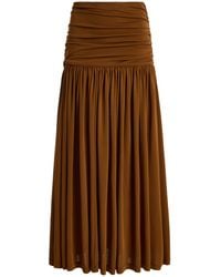 Franchise - Nora Jersey Midi Skirt - Lyst