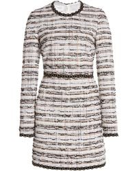 Giambattista Valli - Textured Cotton-blend Bouclé Mini Dress - Lyst