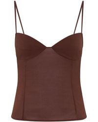 St. Agni - Silk Camisole Top - Lyst