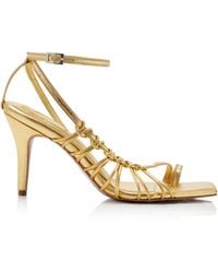 Johanna Ortiz - Aventurera Nocturna Leather Sandals - Lyst