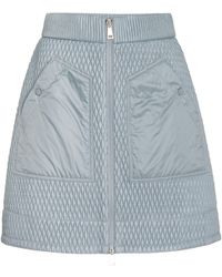 Moncler - Quilted Nylon Mini Skirt - Lyst